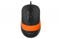 Мышь A4Tech Fstyler FM10 1600dpi Black+Orange, USB