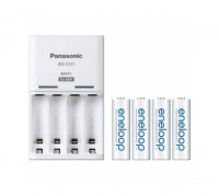 Зарядное устр-во Panasonic BQ-CC51E+BK3MCCE, White, AA AAA, Eneloop ready, LED и