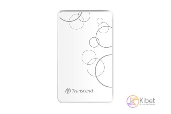 Внешний жесткий диск 2Tb Transcend StoreJet 25A3, White, 2.5', USB 3.1 (TS2TSJ25
