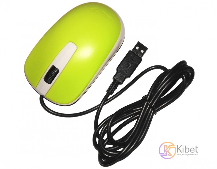 Мышь Genius DX-120 Green, Optical, USB, 1000 dpi