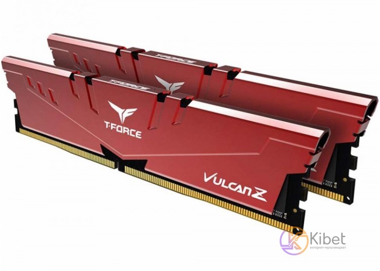 Модуль памяти 8Gb x 2 (16Gb Kit) DDR4, 3600 MHz, Team T-Force Vulcan Z, Red, 18-
