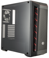 Корпус Cooler Master MasterBox MB511, Black Red, MidiTower, без БП, для ATX Mi