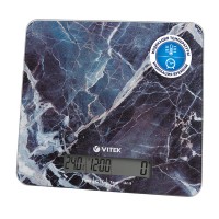 Весы кухонные Vitek VT-8022 Точность 1 г Макс вес 5 кг Платформа стекло