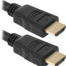 Кабель HDMI - HDMI, 2 м, Black, V1.4, Defender, позолоченные коннекторы (87352)