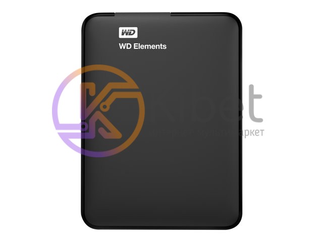 Внешний жесткий диск 1.5Tb Western Digital Elements, Black, 2.5', USB 3.0 (WDBU6