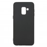 Накладка силиконовая для смартфона Samsung A530 (A8 2018), Soft case matte Black
