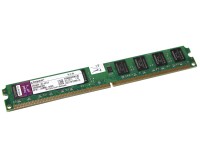Модуль памяти 2Gb DDR2, 800 MHz (PC6400), Kingston, CL6, Slim (KVR800D2N5K2 4G)