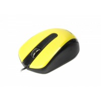 Мышь Maxxter Mc-325-Y Yellow, Optical, USB, 1200 dpi