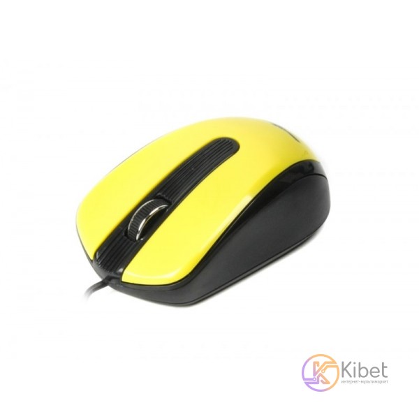 Мышь Maxxter Mc-325-Y Yellow, Optical, USB, 1200 dpi