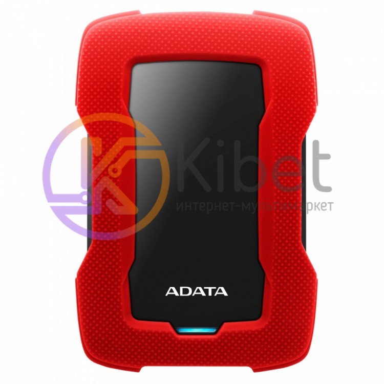Внешний жесткий диск 1Tb A-Data DashDrive HD330, Red, 2.5', USB 3.1 (AHD330-1TU3