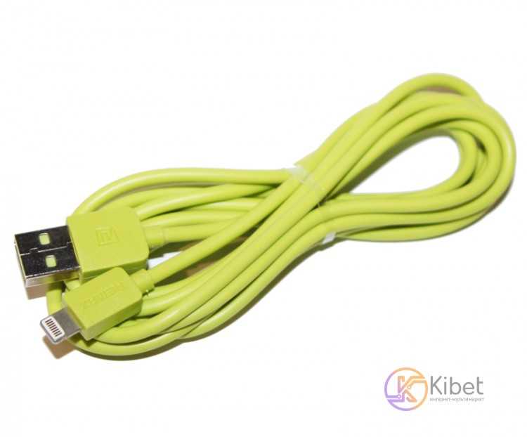 Кабель USB - Lightning, Green, Remax, 2 м (RC-006i7)