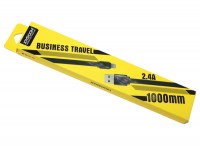 Кабель USB - Lightning, Joyroom 'Business Travel', Black, 1 м (JR-115)