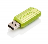 USB Флеш накопитель 16Gb Verbatim Store'N'Go Pin Stripe Green 49070