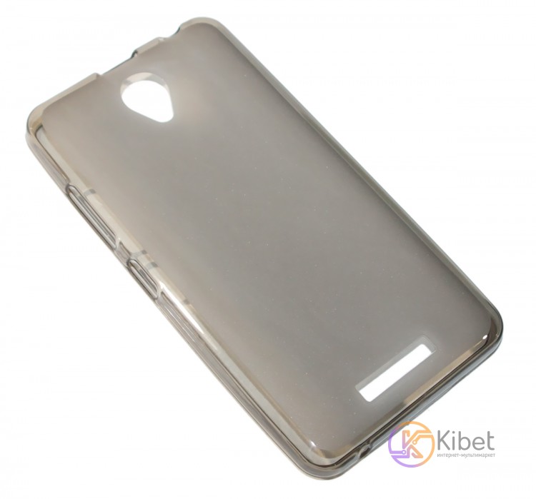 Накладка силиконовая для смартфона Lenovo A5000 Dark Transparent