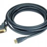 Кабель HDMI - DVI 3 м Cablexpert, V1.3 19-пин, позолоченные коннекторы (CC-HDMI-