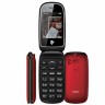 Мобильный телефон 2E E181, Red Black, Dual Sim (Mini-SIM), 2G, 2.4'' (TN, 240x32