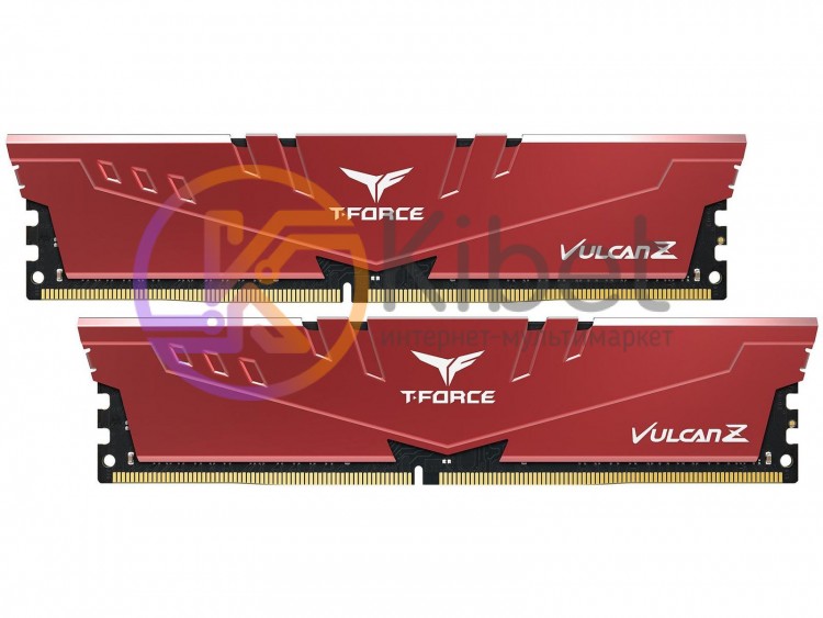 Модуль памяти 4Gb x 2 (8Gb Kit) DDR4, 2666 MHz, Team T-Force Vulcan Z, Red, 15-1
