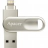 USB 3.1 Lightning Флеш накопитель 32Gb Apacer AH790, Silver (AP32GAH790S-1)