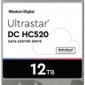 Жесткий диск 3.5' 12Tb Western Digital Ultrastar DC HC520, SATA3, 256Mb, 7200 rp