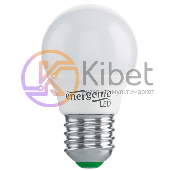 Лампа светодиодная E27, 6W, 3000K, A60, EnerGenie, 450 lm, 220V (EG-LED6W-E27K30