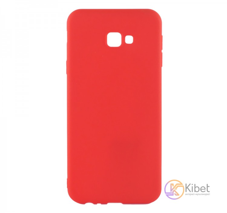 Накладка силиконовая для смартфона Samsung J415 (J4+ 2018), Soft case matte Red