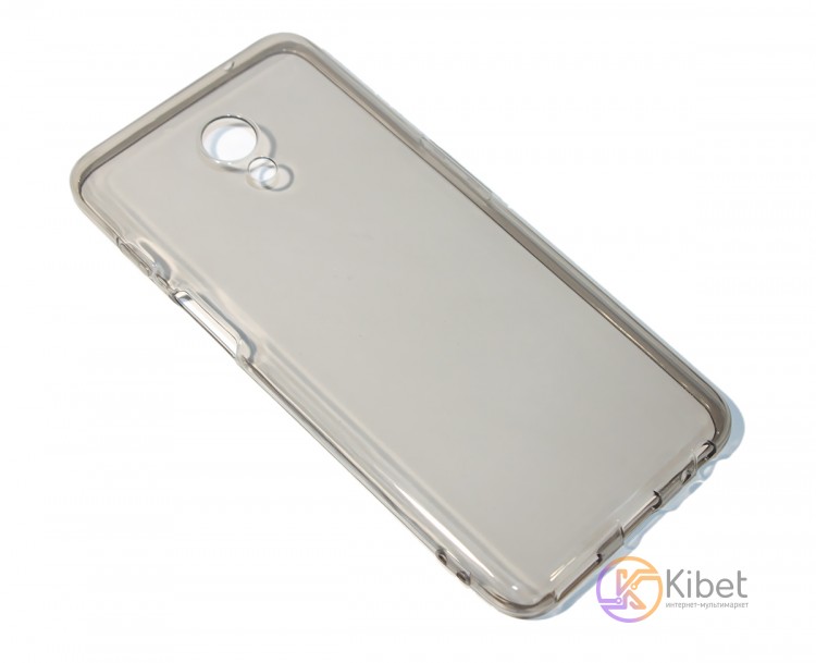 Накладка силиконовая для смартфона Meizu M6s, Dark Transparent