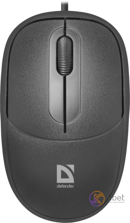 Мышь Defender Datum MS-980, Black, USB, оптическая, 1000 dpi, 3 кнопки, 1.5 м (5