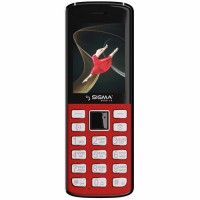 Мобильный телефон Sigma mobile X-style 24 Onyx Red, 2 Mini-Sim, дисплей 2.4' цве