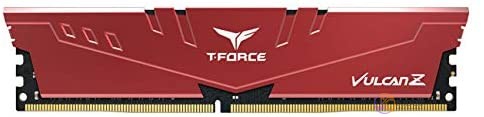 Модуль памяти 8Gb DDR4, 3000 MHz, Team T-Force Vulcan Z, Red, 16-18-18-38, 1.35V
