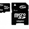 Карта памяти microSDHC, 4Gb, Class10, Team, SD адаптер (TUSDH4GCL1003)