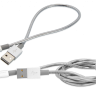 Кабель USB - Lightning, Verbatim, Silver, 2 шт: 1 м + 30 см, сертификация MFI
