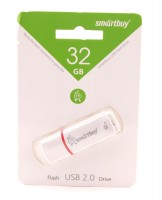 USB Флеш накопитель 32Gb Smartbuy Crown White SB32GBCRW-W