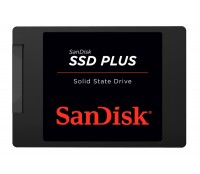 Твердотельный накопитель 480Gb, SanDisk SSD Plus, SATA3, 2.5', TLC, 535 445 MB s