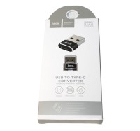 Переходник Hoco UA6 Type-C - USB, Black