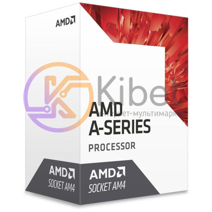 Процессор AMD (AM4) A10-9700, Box, 4x3,5 GHz (Turbo Boost 3,8 GHz), Radeon R7 (1