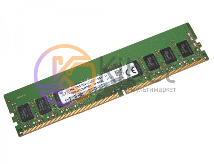 Модуль памяти 4Gb DDR4, 2133 MHz, Hynix, 15-15-15, 1.2V (HMA451U6AFR8N-TFN0)