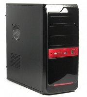 Корпус Maxxter CCC-D1-04 Black, без БП, ATX Micro ATX Mini ITX, 5 x 3.5 mm,