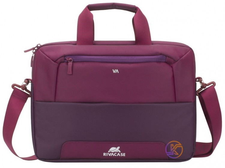 Сумка для ноутбука 14' Riva Case Central, Violet Purple, нейлон полиэстер, 355 x