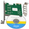 Контроллер PCI-E - Frime to USB3.0 (4 порти) VIA VL805 (ECF-PCIEtoUSB008.LP)