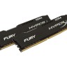Модуль памяти 8Gb x 2 (16Gb Kit) DDR4, 3200 MHz, Kingston HyperX Fury, Black, 18