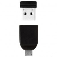 USB Флеш накопитель 8Gb Verbatim Nano OTG Black 49820