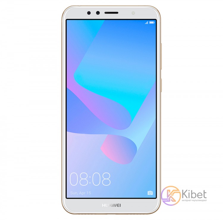 Смартфон Huawei Y6 2018 Prime Gold, 2 Nano-Sim, сенсорный емкостный 5.7' (1440x7
