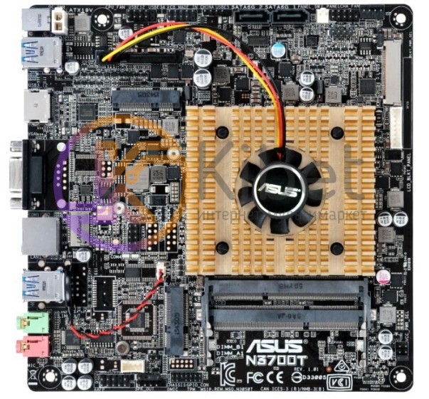 Материнская плата с процессором Asus N3700T C SI (Bulk), Pentium N3700 (4 x 1.6-