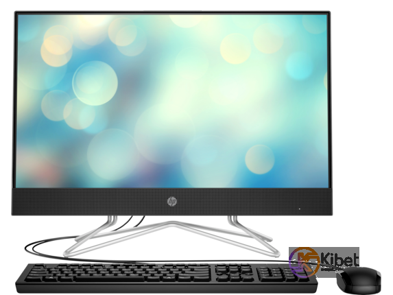 Моноблок HP All-in-One 24-df0007ur, Black, 23.8' LED (1920x1080) IPS, Pentium J5
