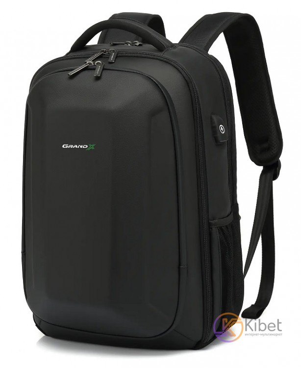 Рюкзак для ноутбука 16' Grand-X RS-795, Black, нейлон, скрытые карманы, встроенн