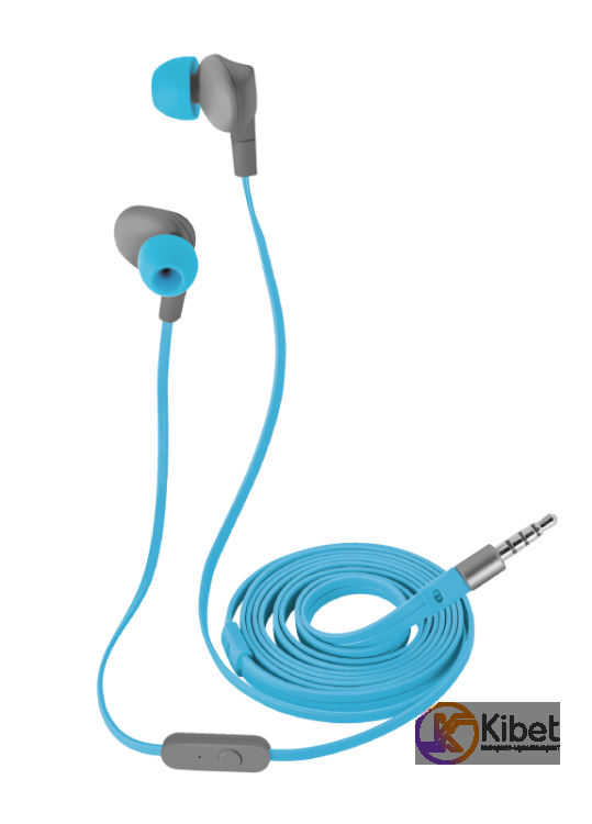 Наушники Trust Aurus, Blue, 3.5 мм, микрофон, вставные, водонепроницаемые (IPX6)