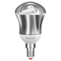 Лампа светодиодная E14, 9W, 4100K, R50, Maxus, 350 lm, 220V (1-ESL-329-1)