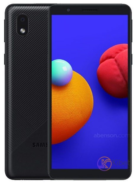 Смартфон Samsung Galaxy A01 Core (A013) Black, 2 NanoSim, сенсорный емкостный 5.