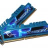 Модуль памяти 4Gb x 2 (8Gb Kit) DDR3, 1600 MHz, G.Skill RipjawsX, Blue, 9-9-9-24