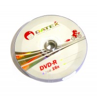 Диск DVD-R 10 Datex, 4.7Gb, 16x, Bulk Box